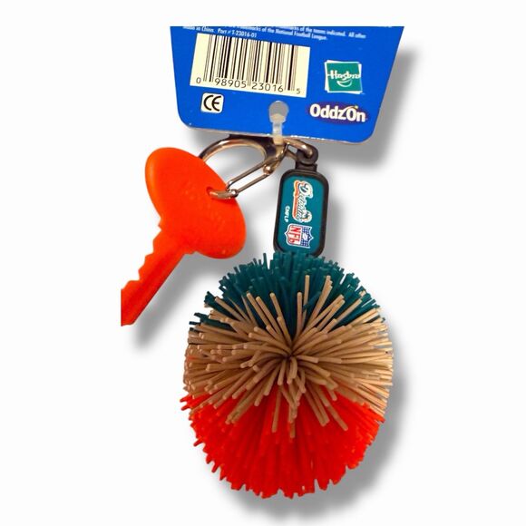 Vintage 90’s Miami Dolphins Koosh Ball Key Ring NEW Key Chain 1996 - Picture 3 of 7